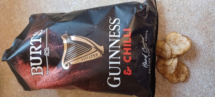 Ive eaten a whole bag of Guinness crisps why dont I feel drunk?