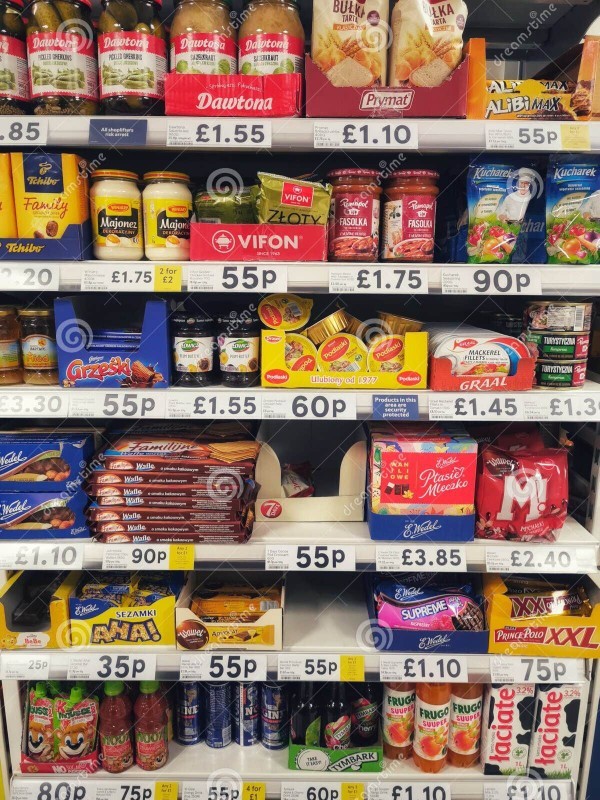What foreign food aisle looks best?