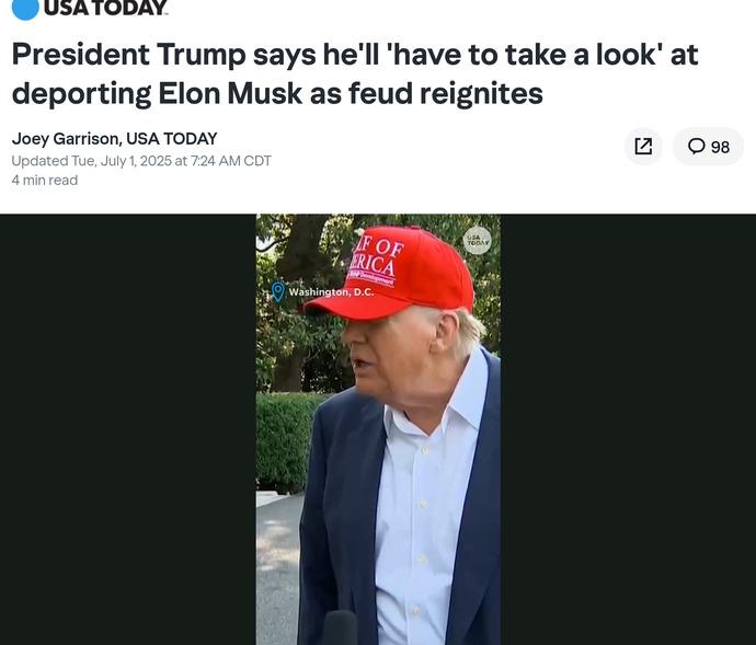 Would Elon get deported to a Salvadorian prison camp or get special treatment cuz he white?