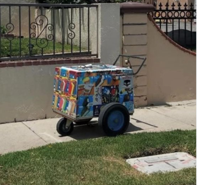"Worst of the worst" ice cream vendors abandoned cart