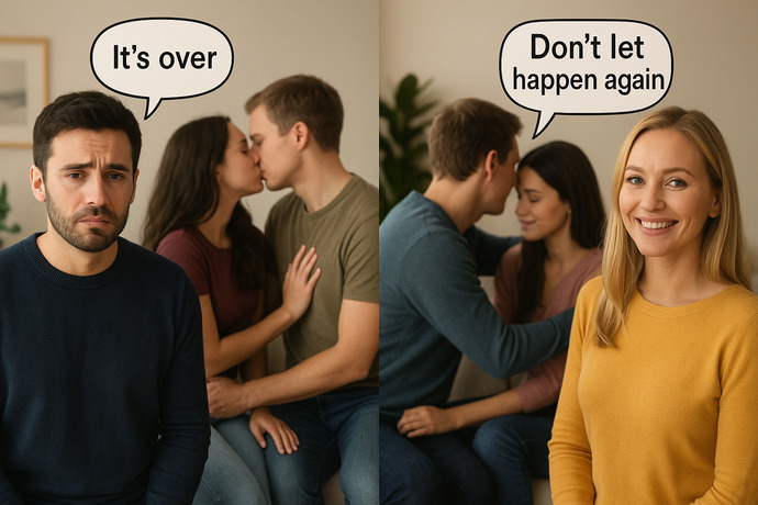Why do women take back a man who cheated on them?