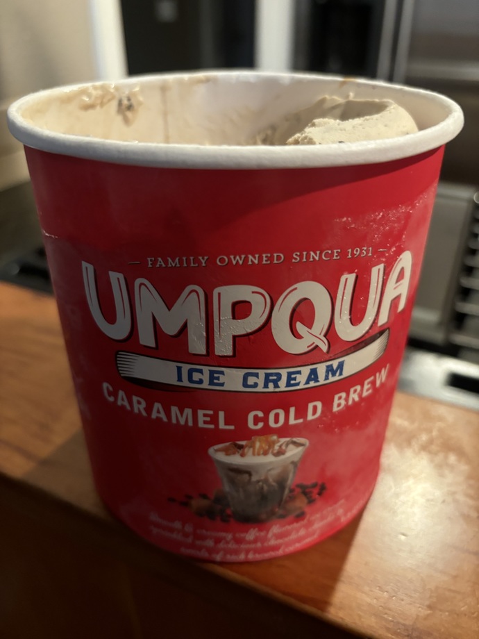 Would you eat umpqua caramel cold brew ice cream?