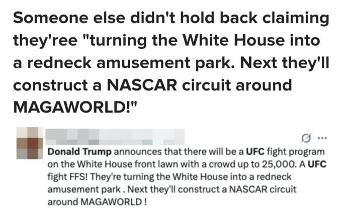 What Is Your Opinion With President Donald Trump Wanting To Host The UFC Fight At The White House?