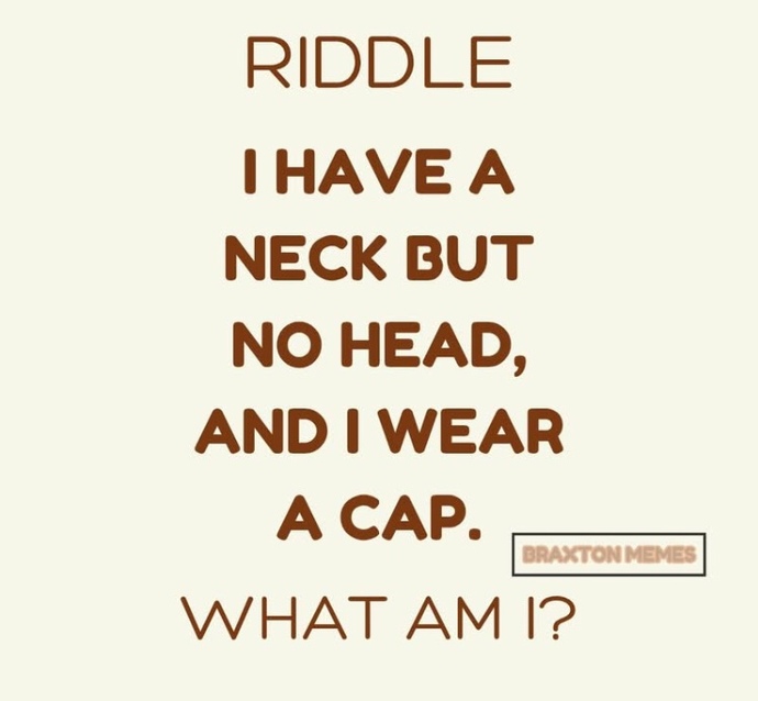 Riddle time ✌️✌️✌️✌️?