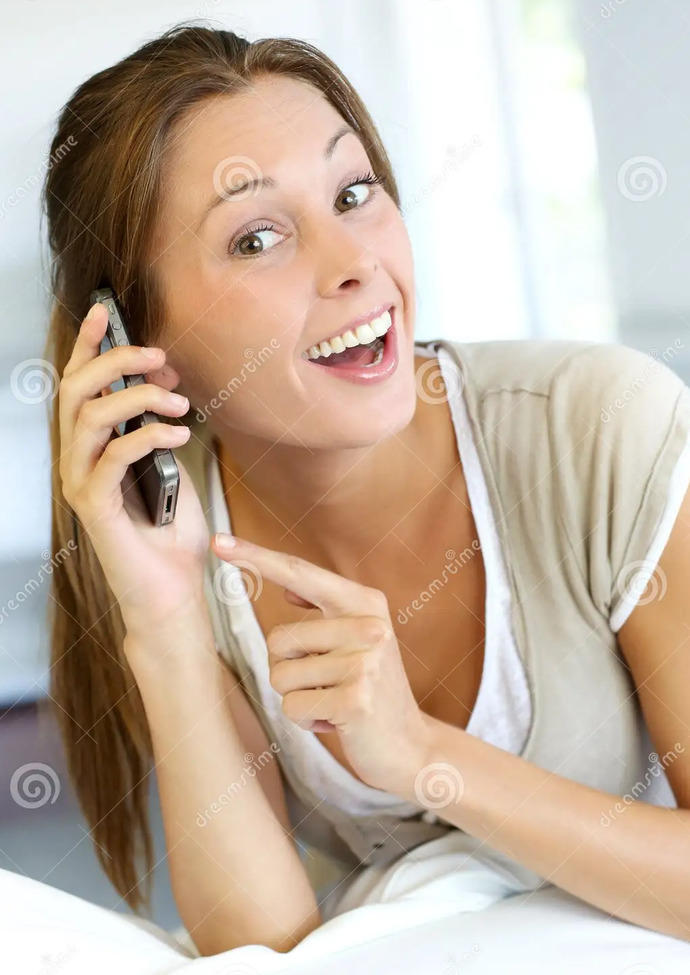 Woman On Cellphone