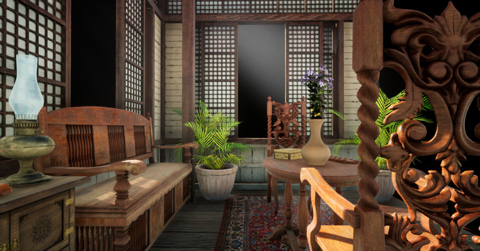 What does this interior remind you of?