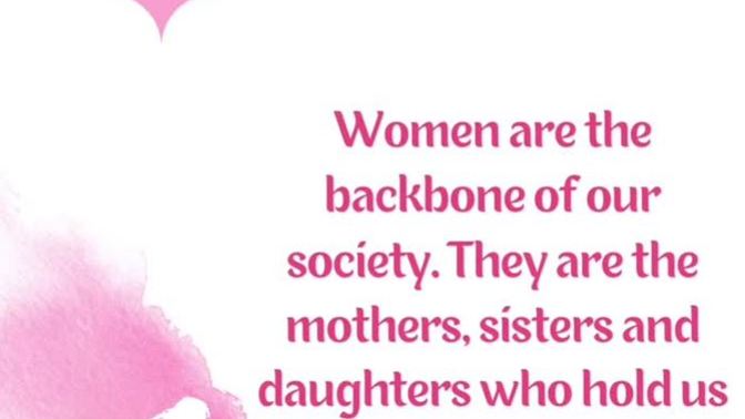 Are women the backbone of society?