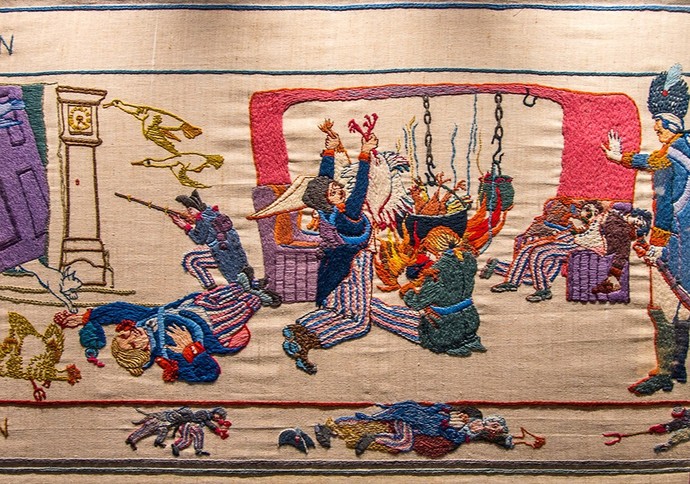 Which French invasion tapestry is nicer?