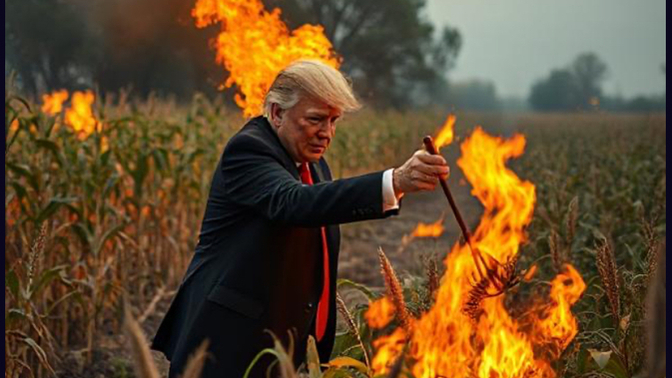 How pathetic can a criminal get? Who attacks their own countries food source?