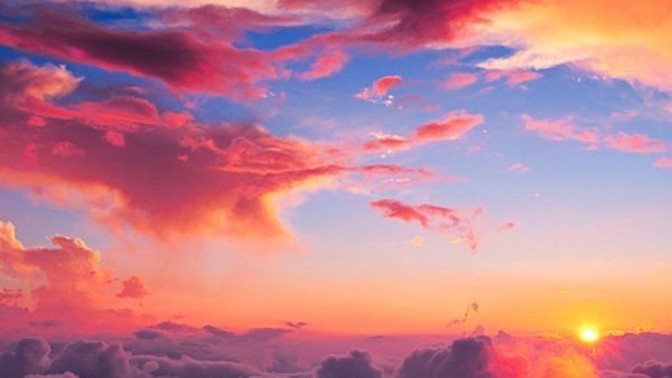 What color will the sky be depending on the color of your current underwear and outerwear?