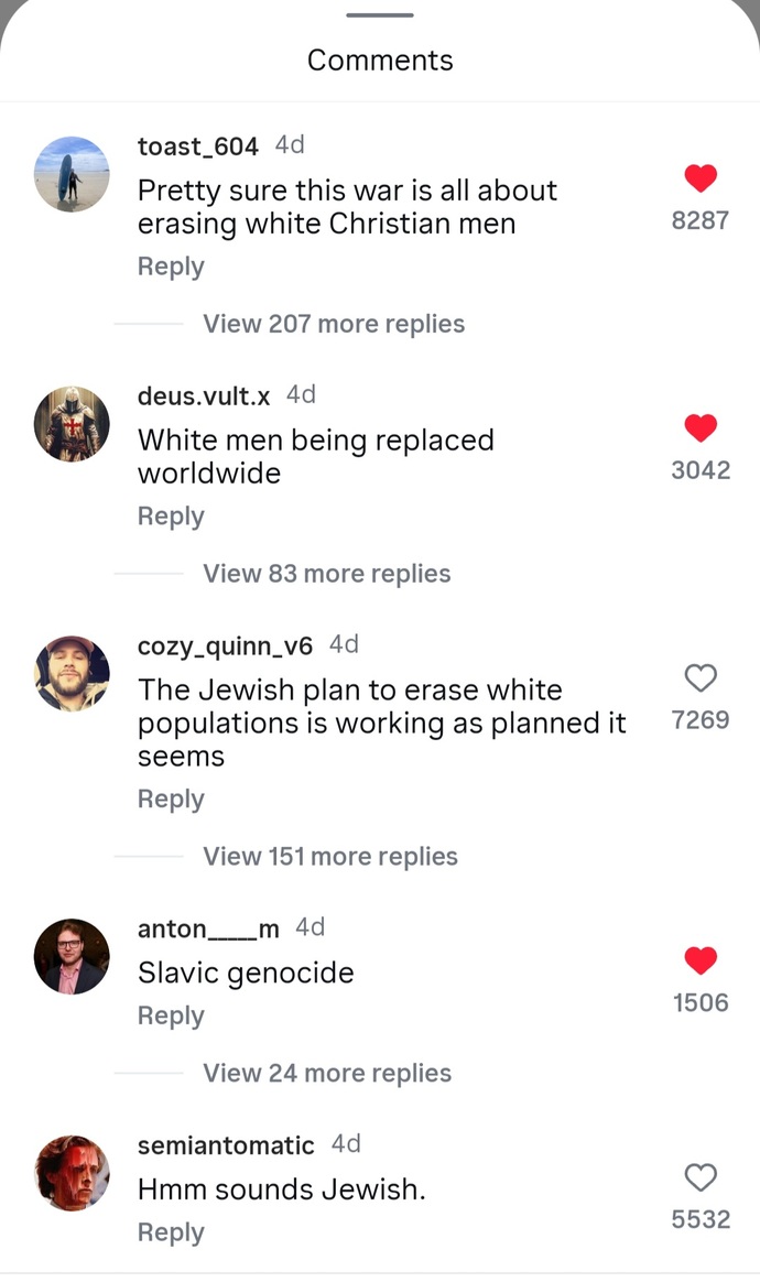 What are your thoughts on Vladimir Putin replacing Russian men with ethnic Indians?