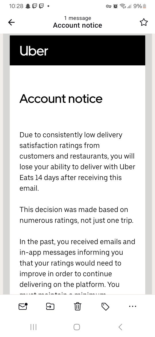 What to do now going forward as a courier?