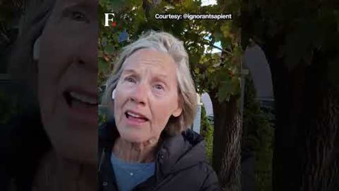 An old racist Canadian woman tells an Indian man to go back to India. Why are Canadians so racist like Americans?