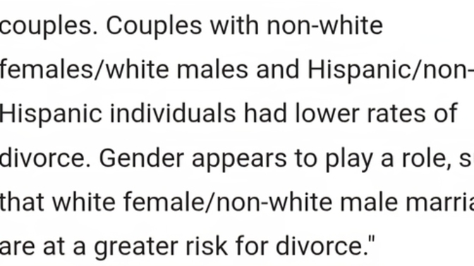 If you're a white man looking for a happy relationship, dating a non-white woman is your best choice. Agree or disagree?