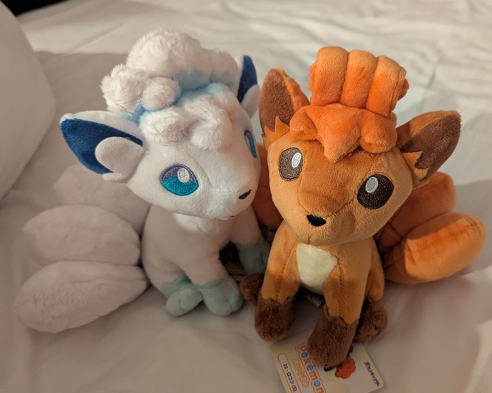 What do you think of my Vulpix plushies?