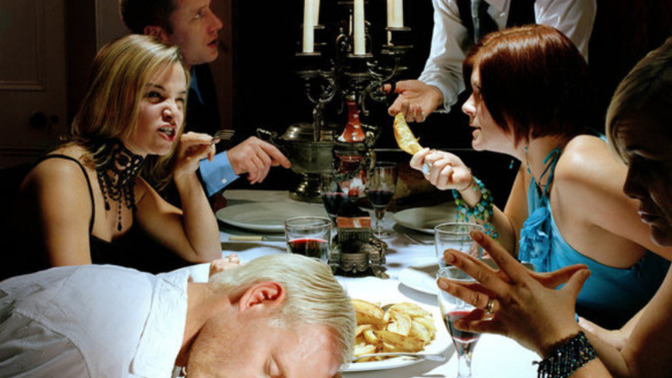 Why do family debates always happen during dinner?