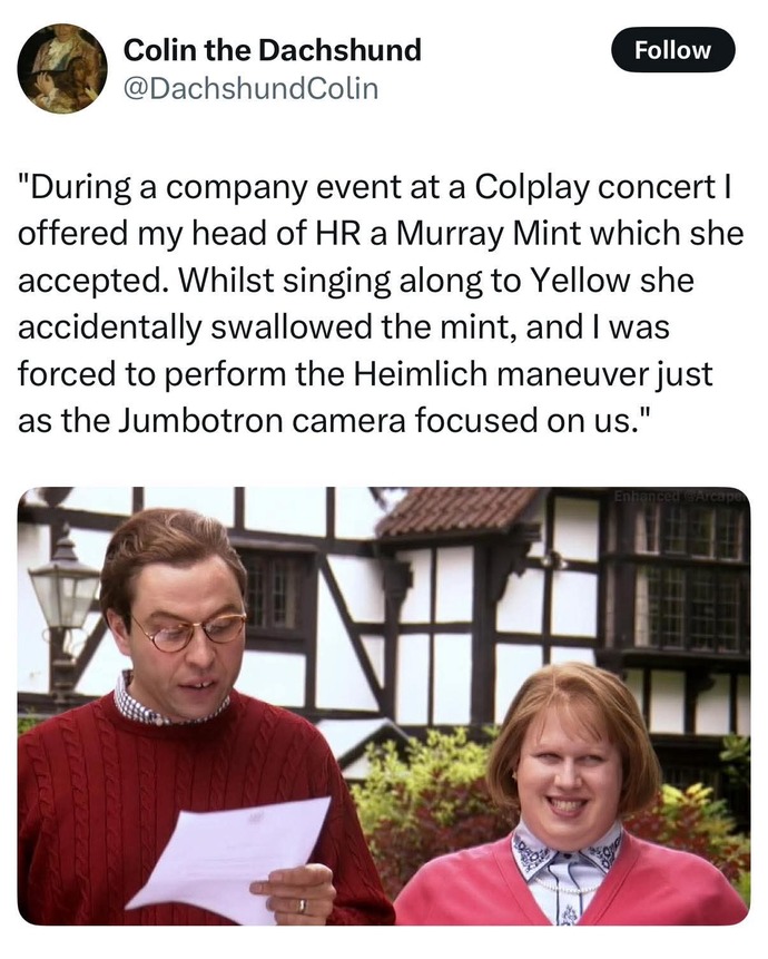 What do you think about Astronomer's CEO's affair getting exposed live at Coldplay concert?
