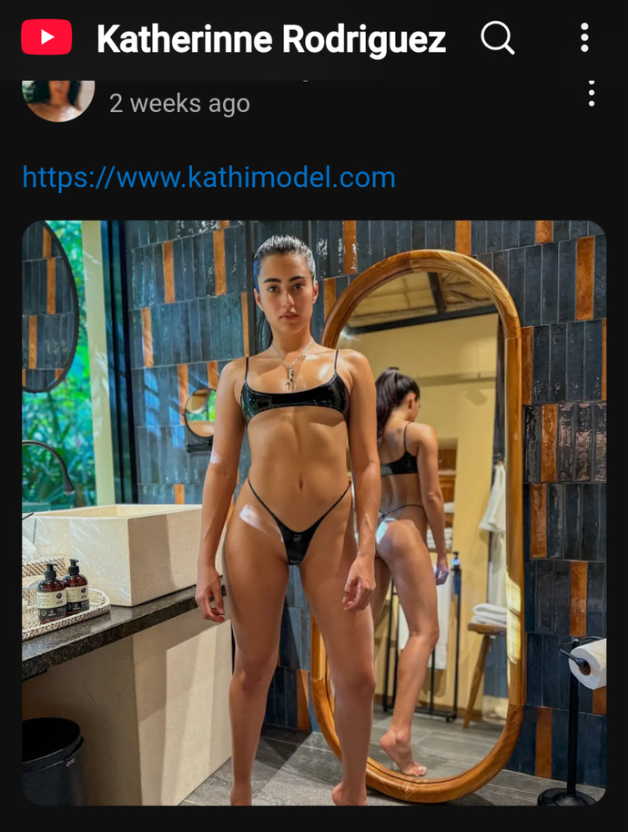 Are narrow bikini bottoms like this showing too much?