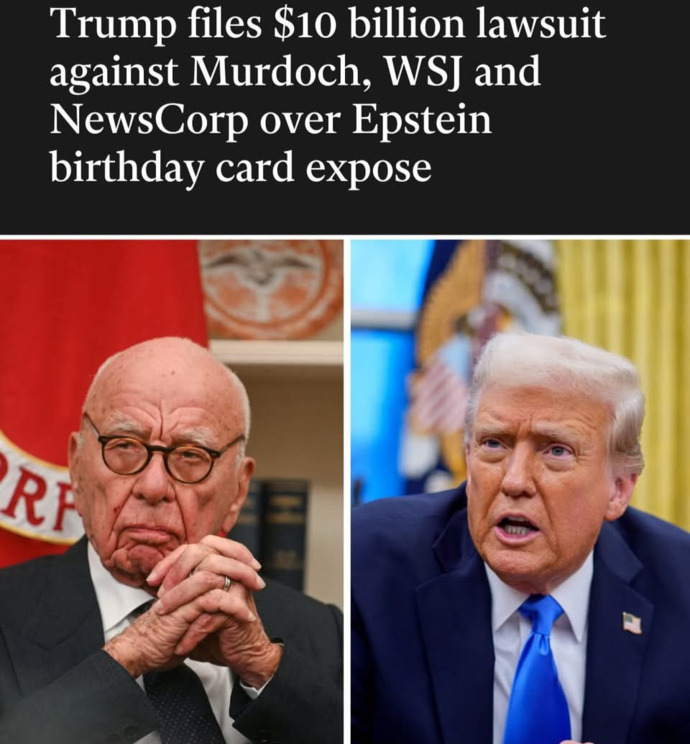 What happened to Trumps relationship with his old friends - Rupert Murdock, the WSJ and NewsCorp?