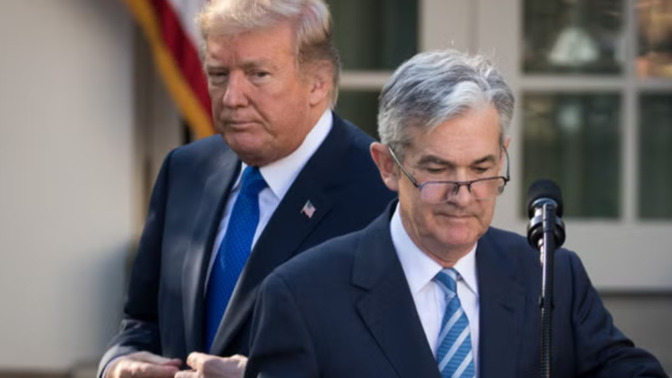 So, is this another example of Trump's cognitive decline... that he can't remember that he appointed Jerome Powell as Fed Chair?