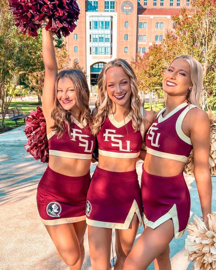 Girls, who are former cheerleaders, do you still have one of your cheerleading uniforms?