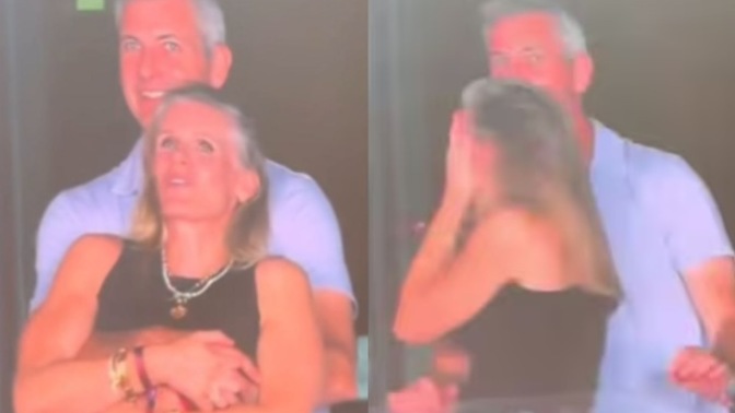 Cheating on a Jumbotron in front of the world, you think it was planned reveal?