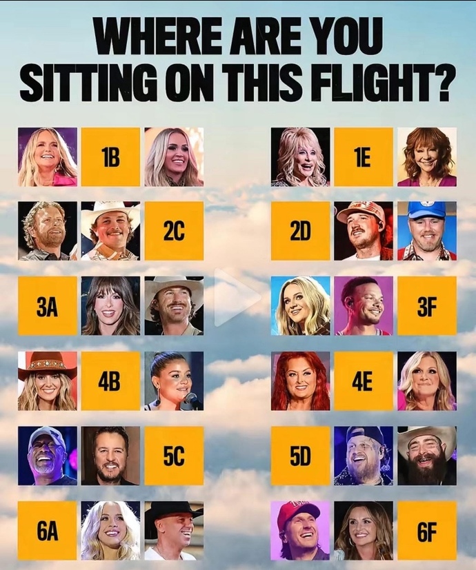 Which seat would you choose?