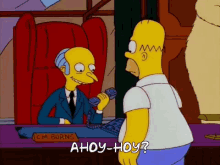 Have you ever answered the phone with ahoy?