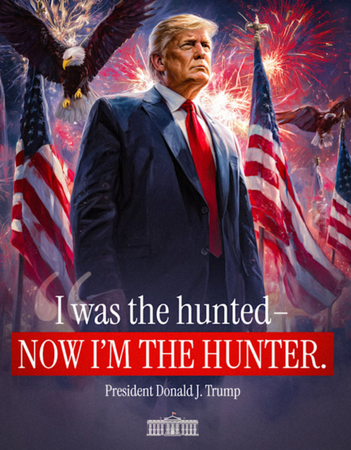 So, doesnt this White House authorized meme clearly show that Trump is proudly weaponizing the Federal government for personal revenge?
