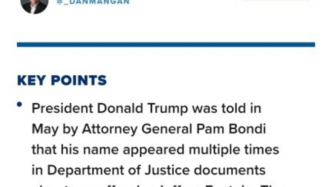 What do you think about Trump being on the Epstein Files?