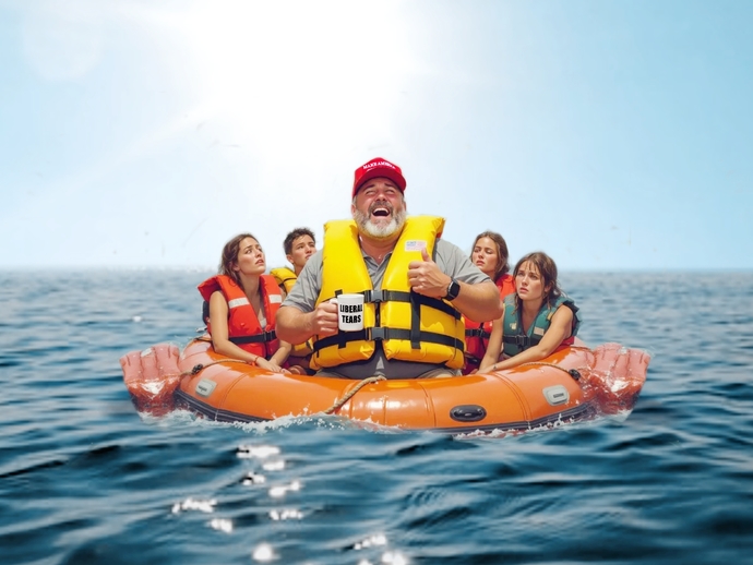 "I can survive on BIRD SHIT and SEAWATER for months!"