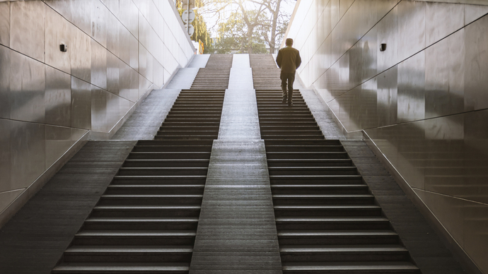 Do you take the elevator or the stairs?