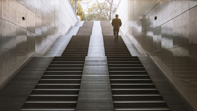 Do you take the elevator or the stairs?