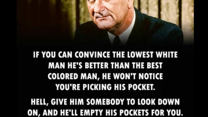 Isn't this timeless wisdom from President Johnson especially relevant now?
