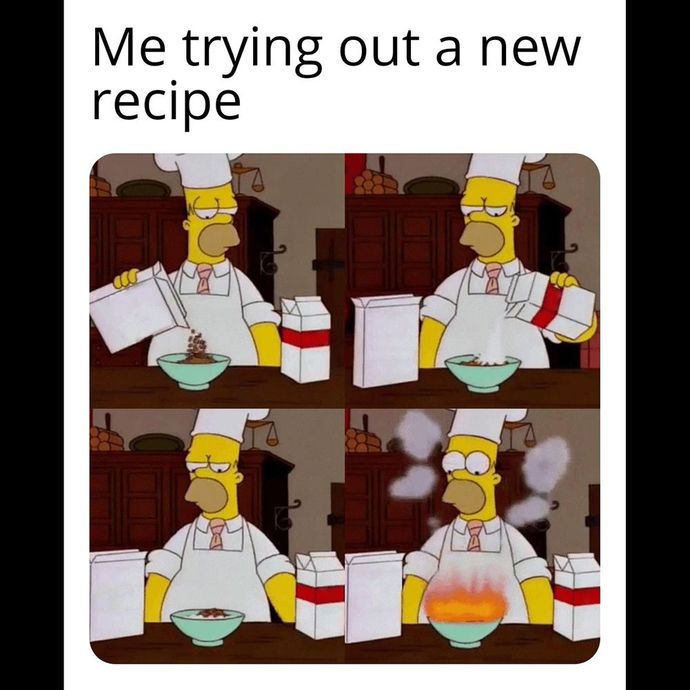 Where do you find new recipes?