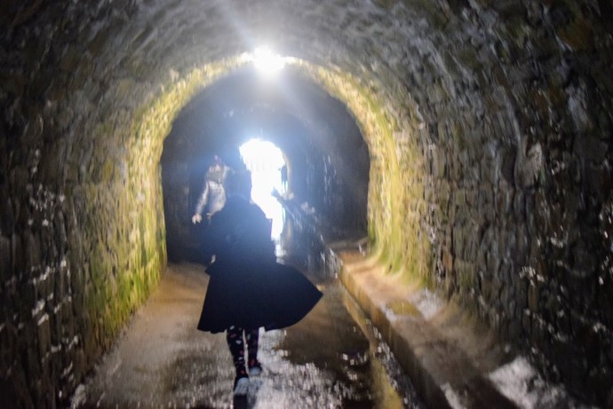 How do you feel about walking through tunnels?