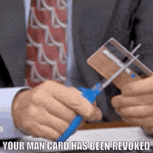 “I bruise easily” are words that should never come out of a man’s mouth. Agree or disagree?