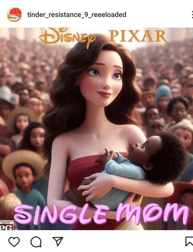 Why do white men have issues with single moms that have half black children?