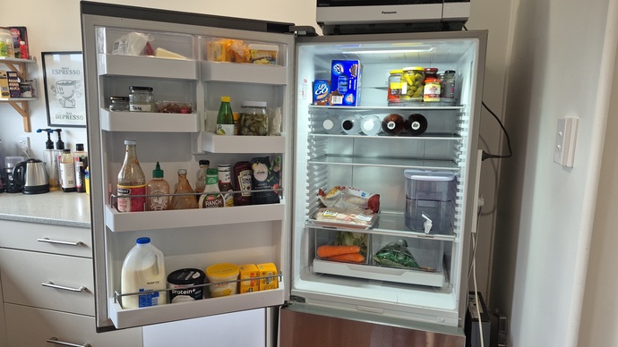 Is your fridge full or basically empty like mine?