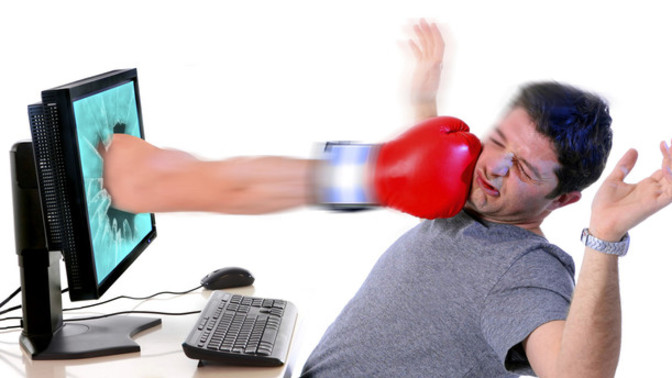How often do you wish you could punch people through the Internet?