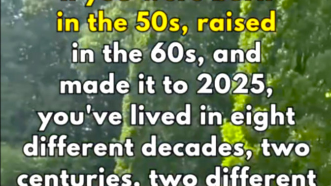 Were you born in the 50's?