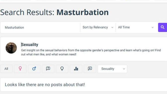 Why Did GirlsAskGuys Remove All Questions and MyTakes in the Sexuality Topic From Search Results?