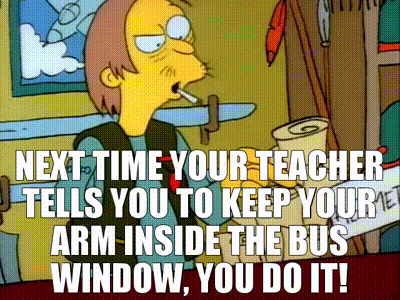 Did you listen to instructions and always kept your hands and arms inside the bus/car/rides at all times?