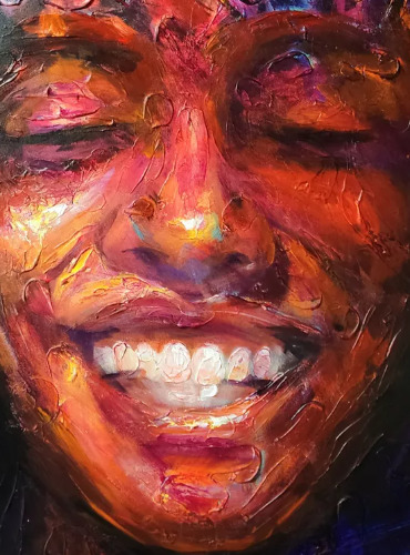 Happiness Acrylic painting - Olga Müller