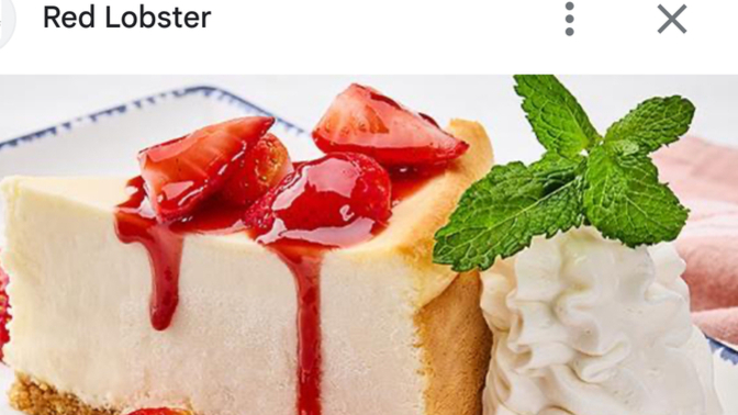 Red Lobster is offering me a free cake this month, what type should I get?