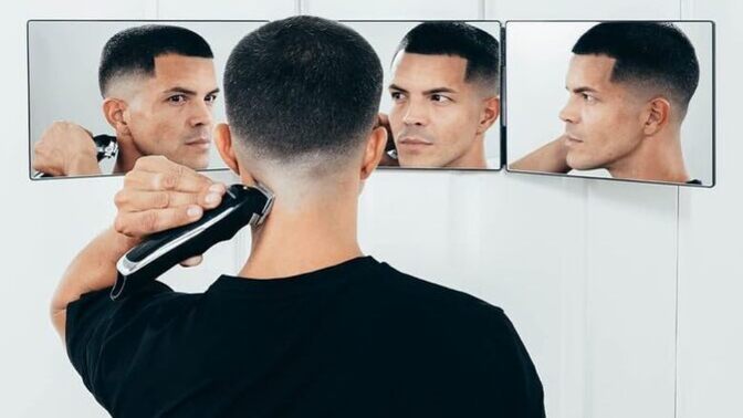 What are the pros and cons of cutting your own hair as opposed to going to the barber?