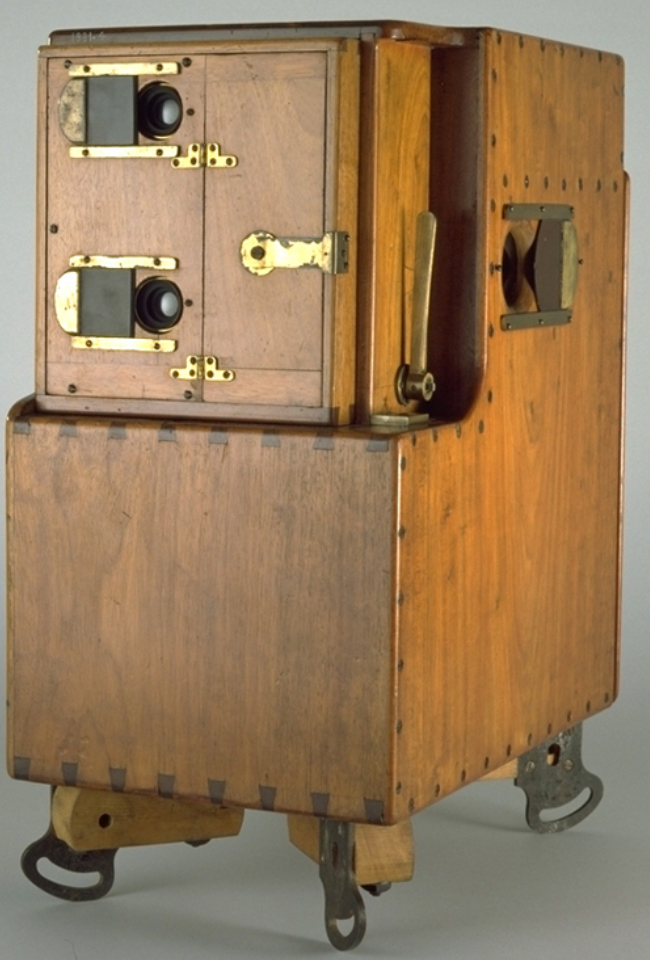 Louis Le Prince's single-lens camera 1888 which captured moving images.