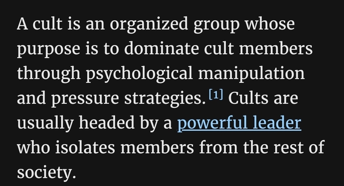 Have You Ever Been In A Cult?
