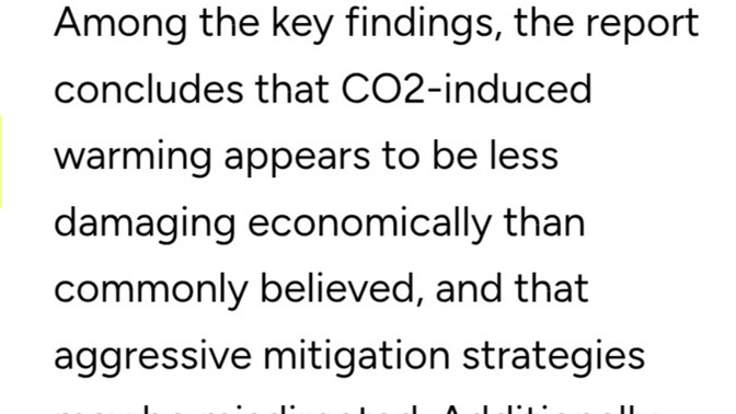 US Dept. of Energy issues new report essentially saying that "Climate Change" is BS. Why are we destroying our country and economy for nothing?