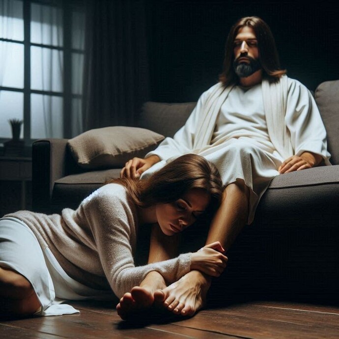 Is a woman who obeys a man a holy woman?